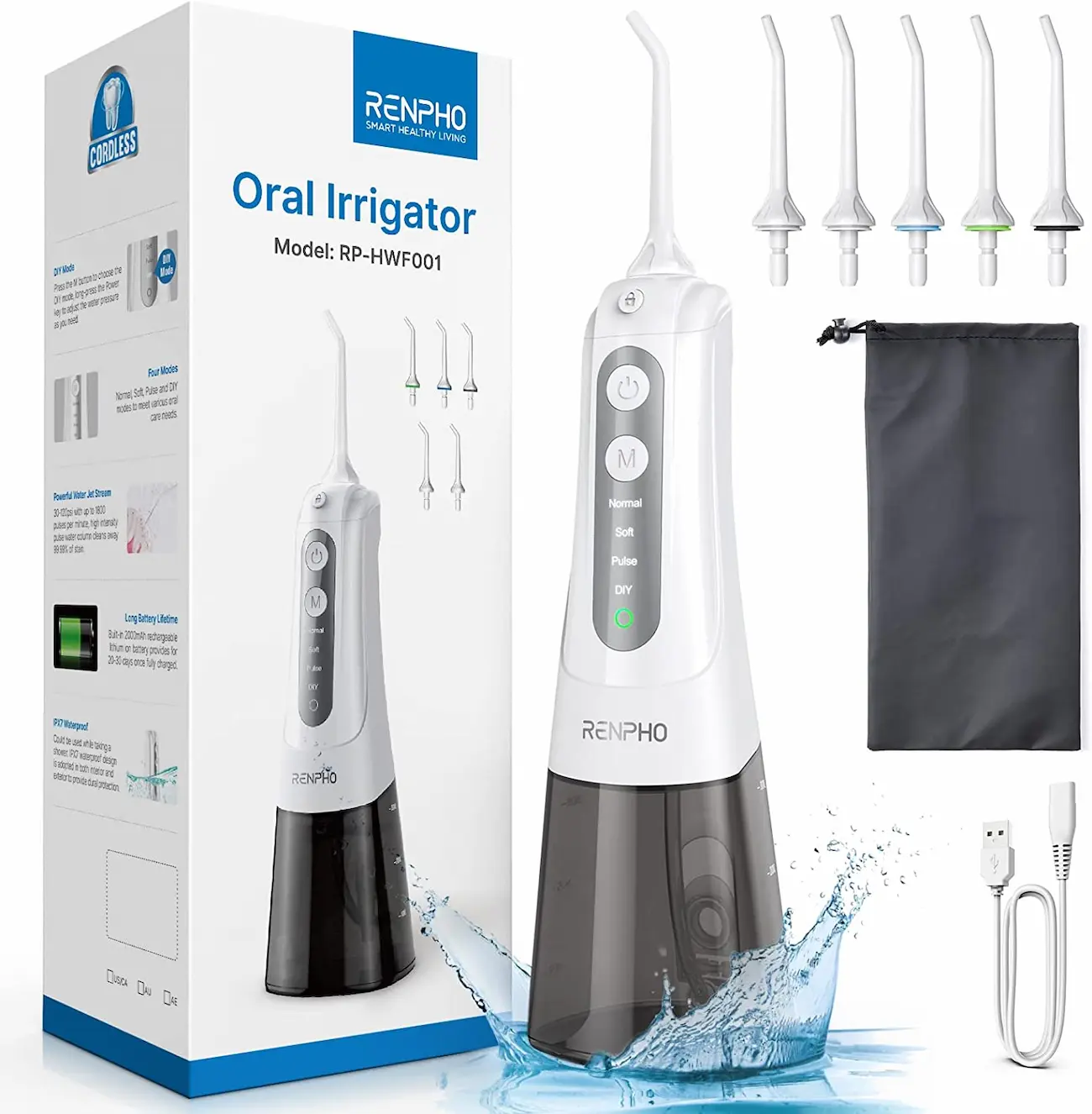 Reseña Irrigador Bucal Portátil Profesional RENPHO