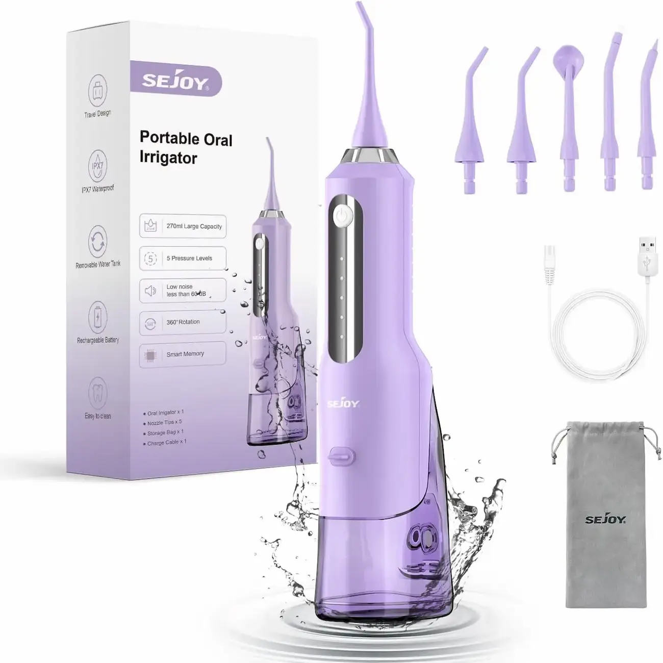 Reseña del Irrigador portátil SEJOY C105
